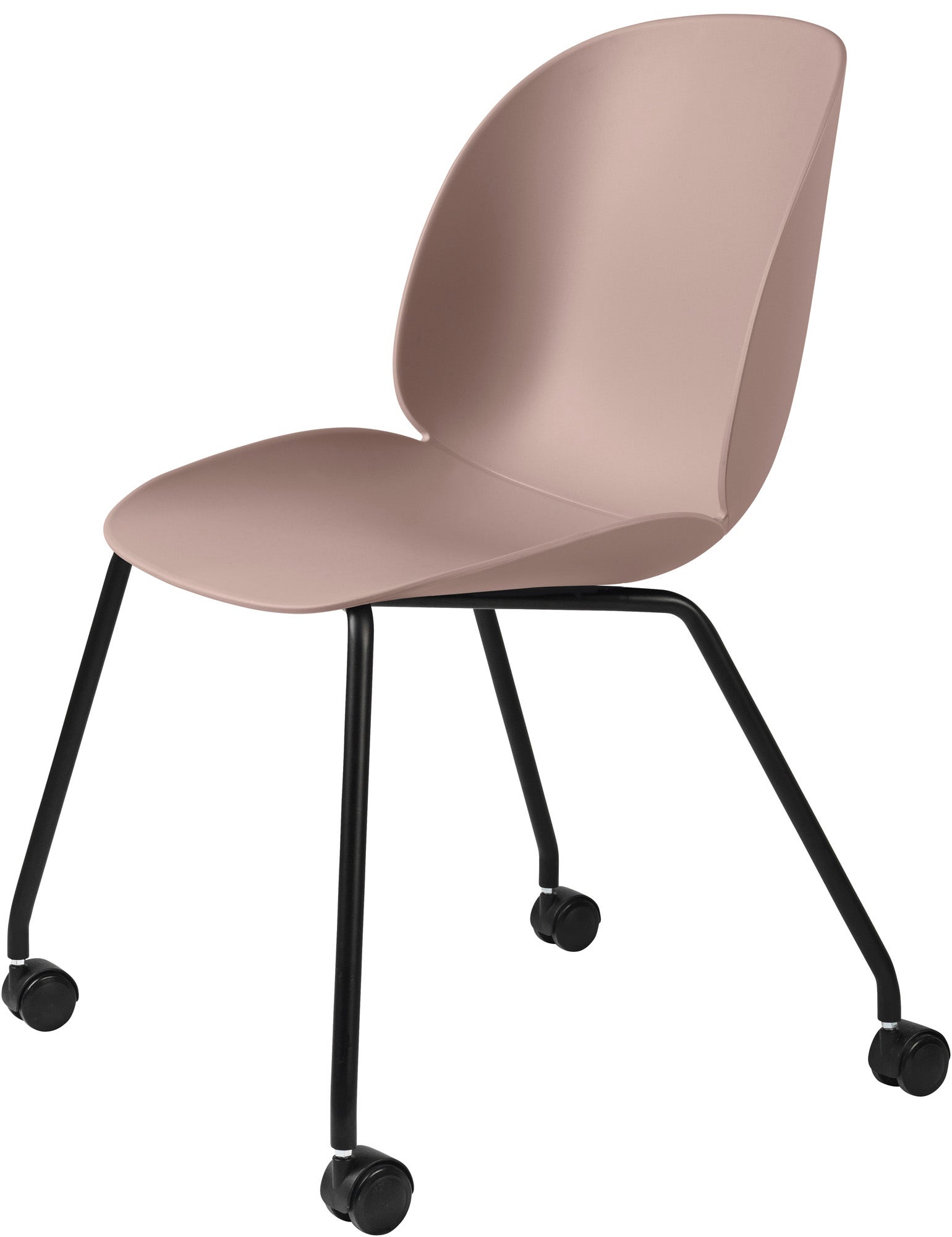 GUBI Beetle Meeting Chair 4 Legs with Castors