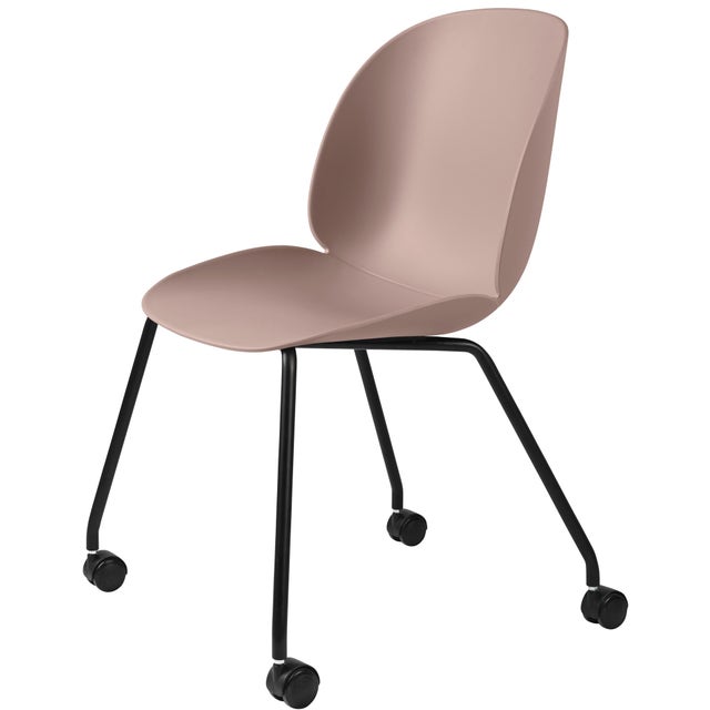 GUBI Beetle Meeting Chair 4 Legs with Castors