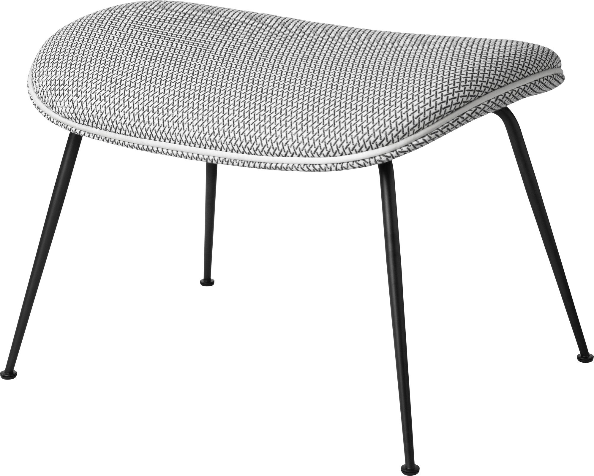 GUBI Beetle Conic Base Ottoman - Fully Upholstered