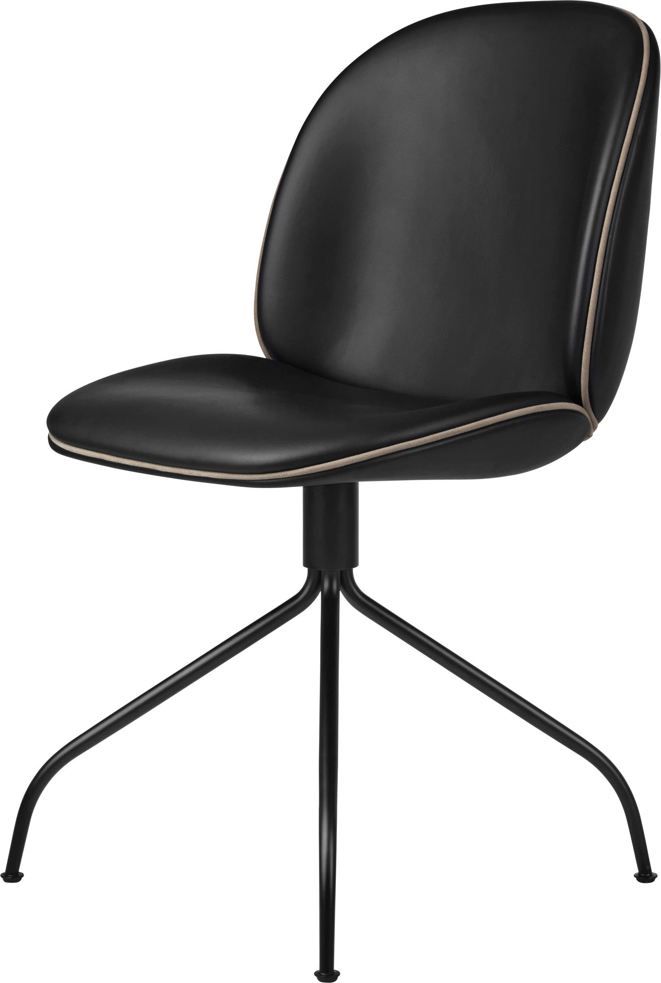 GUBI Beetle Swivel Base Meeting Chair - Fully Upholstered