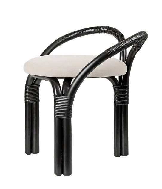 GUBI Bistra Stool - Seat Upholstered