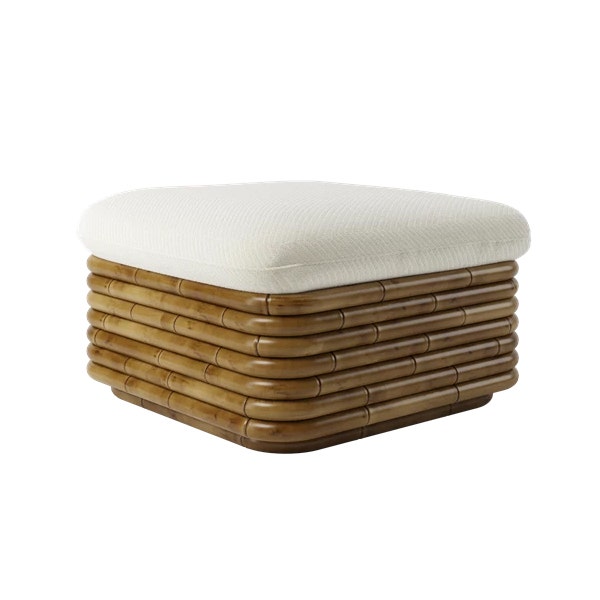 GUBI Bohemian 72 Ottoman - Fully Upholstered