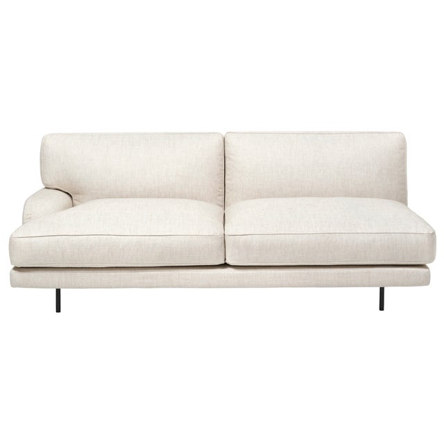 GUBI Flaneur Modular Sofa - 2 Seater with Right Armrest