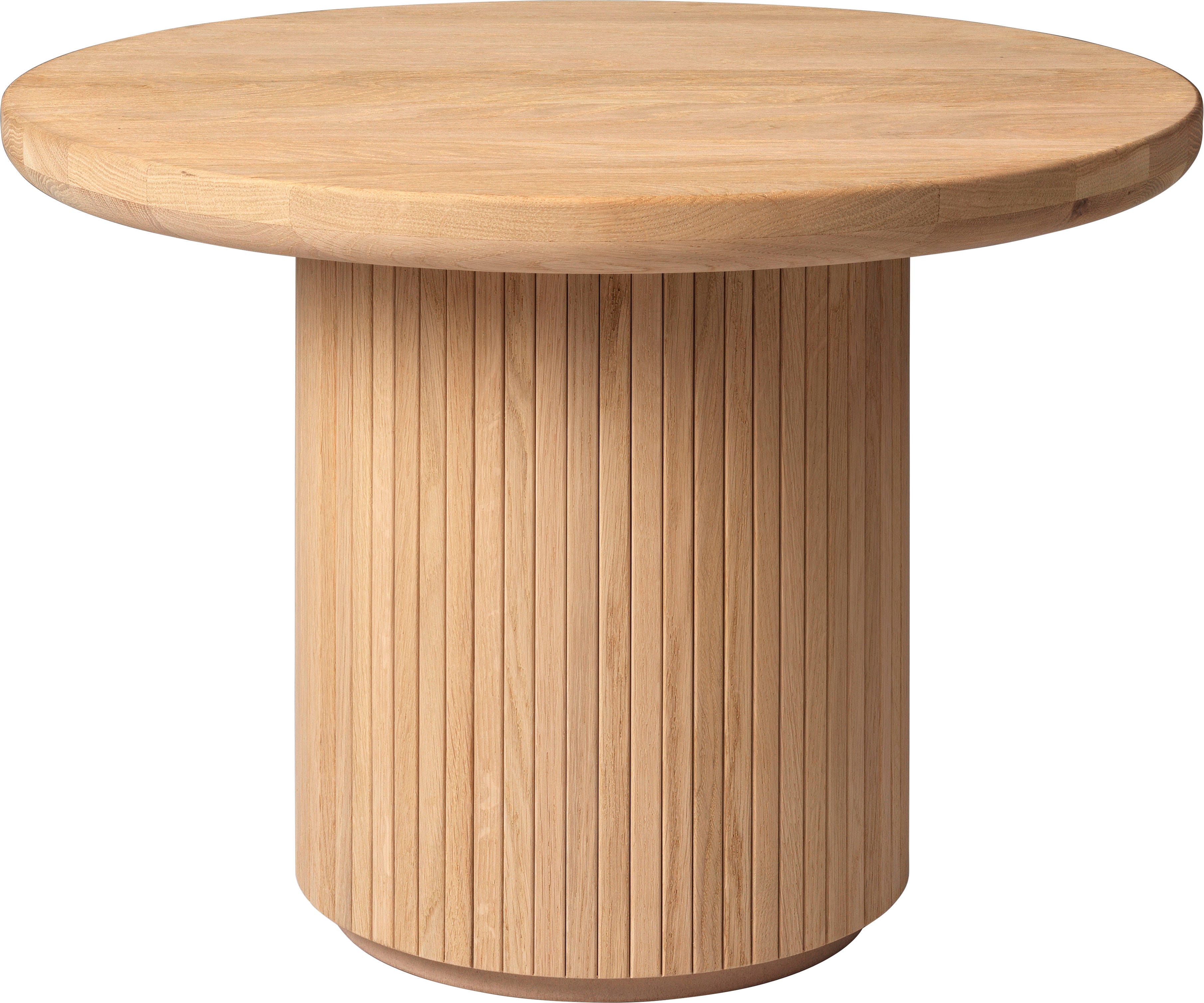 GUBI Moon Round Coffee Table - Wood Top