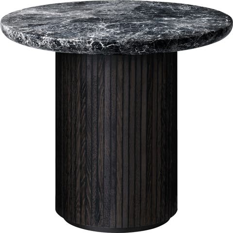 GUBI Moon Round Lounge Table - Marble Top