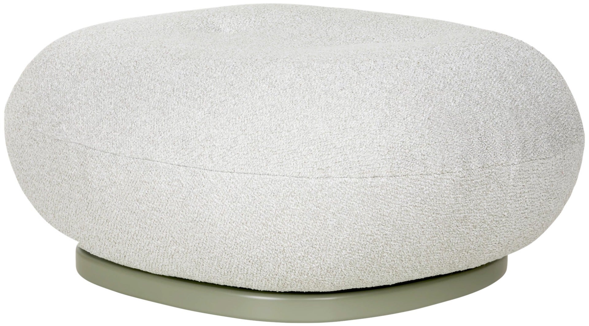 GUBI Pacha Outdoor Swivel Ottoman - Fully Upholstered