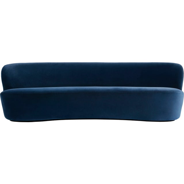 GUBI Stay Black Base Oval Sofa