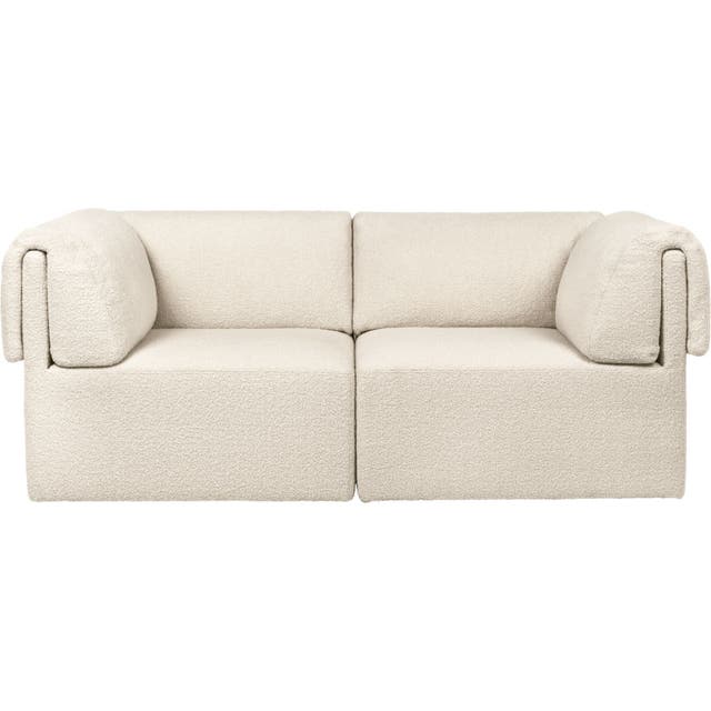 GUBI Wonder 2-Seater Sofa with Armrest - Fully Upholstered