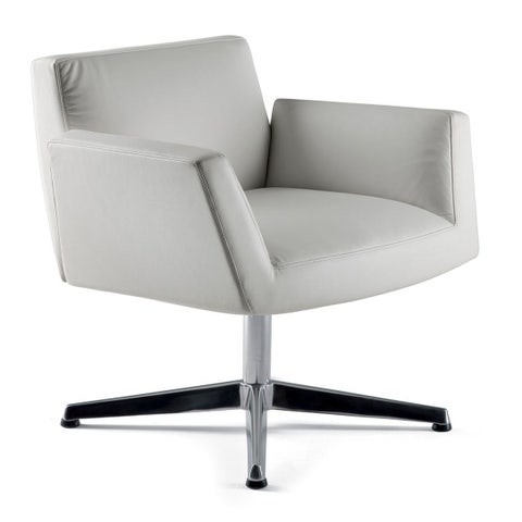 Poltrona Frau Chancellor Side Chair with Four Star Base