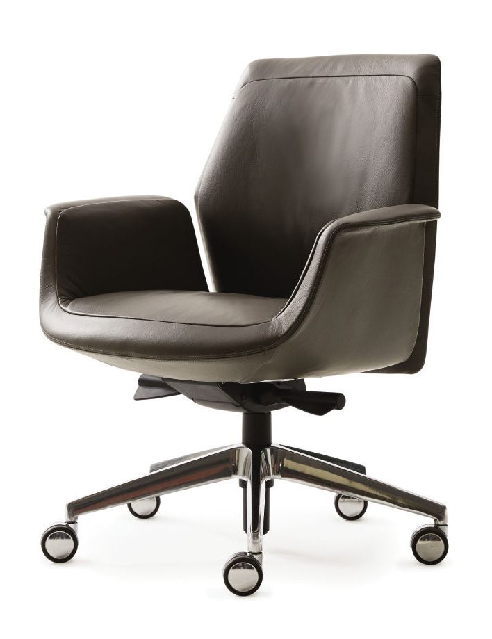 Poltrona Frau Downtown Low Back Conference Chair - Adjustable Height