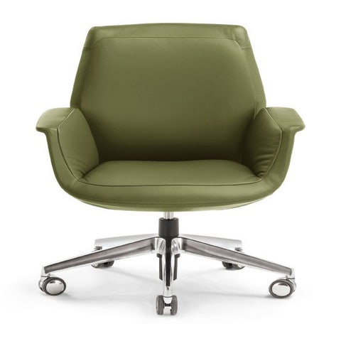 Poltrona Frau Downtown Low Back Conference Chair - Fixed Height