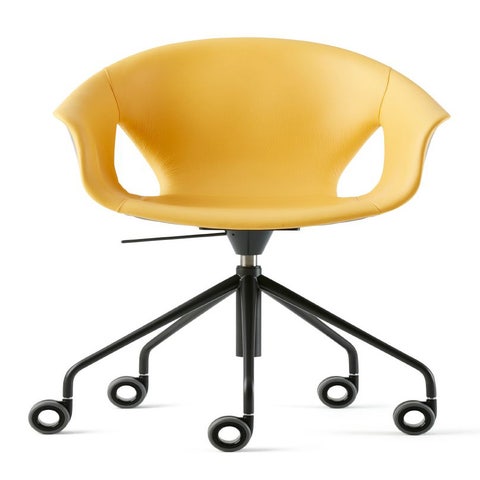 Poltrona Frau Ginger Ale Conference Chair with Five Casters