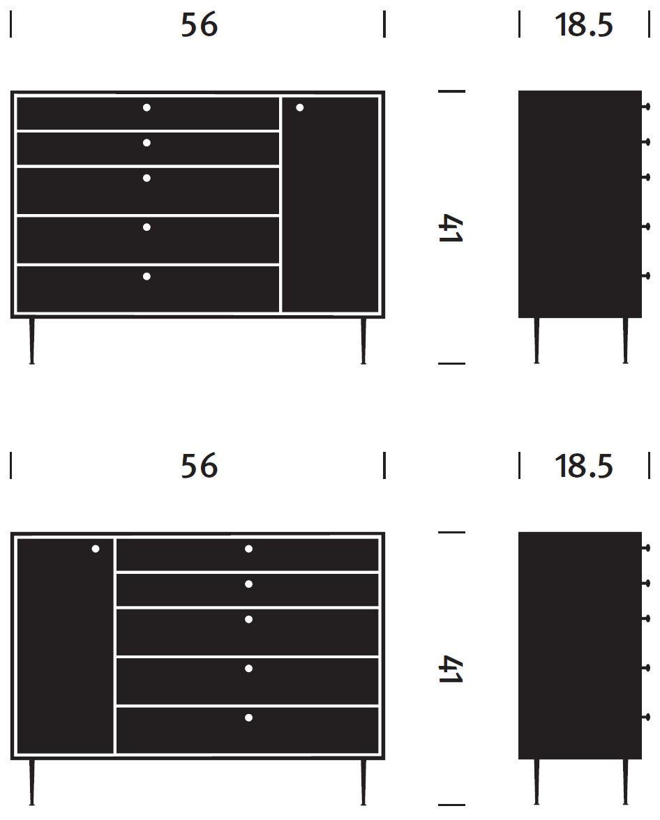 Herman Miller Nelson Thin Edge Chest Cabinet