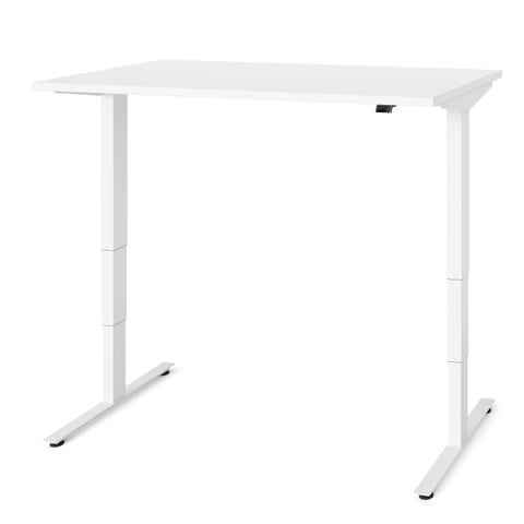 Herman Miller Nevi Sit-to-Stand Rectangular Table with T-Foot