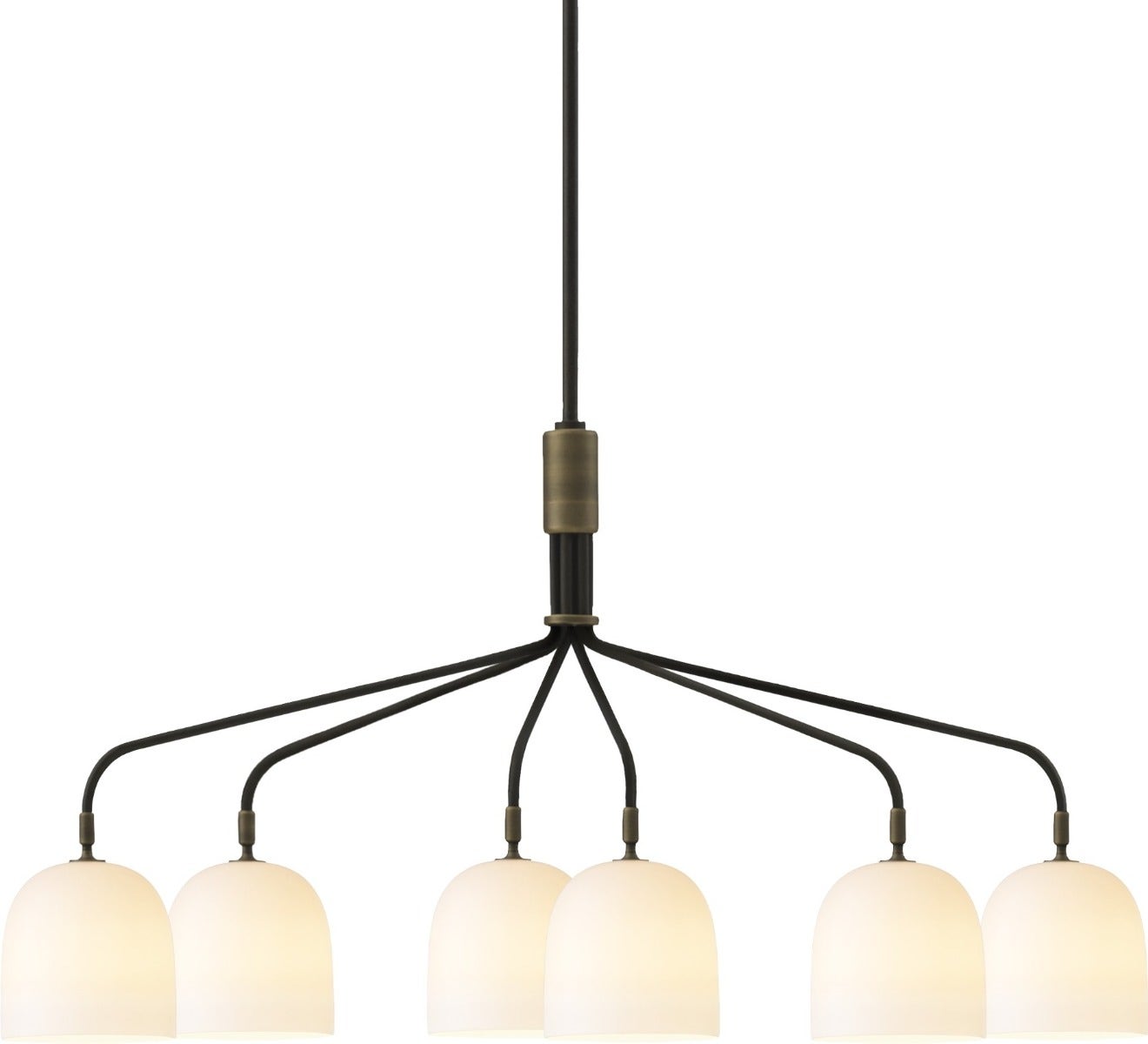GUBI Howard 6 Arm Chandelier
