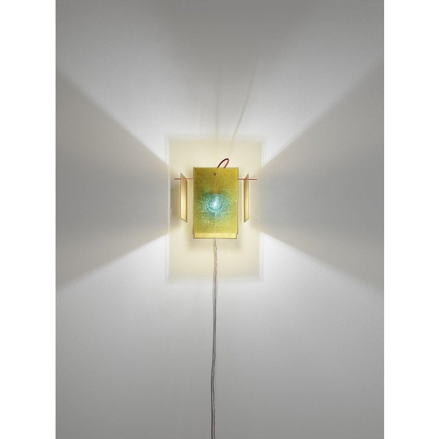 Ingo Maurer 24 Karat Blau Wall Lamp