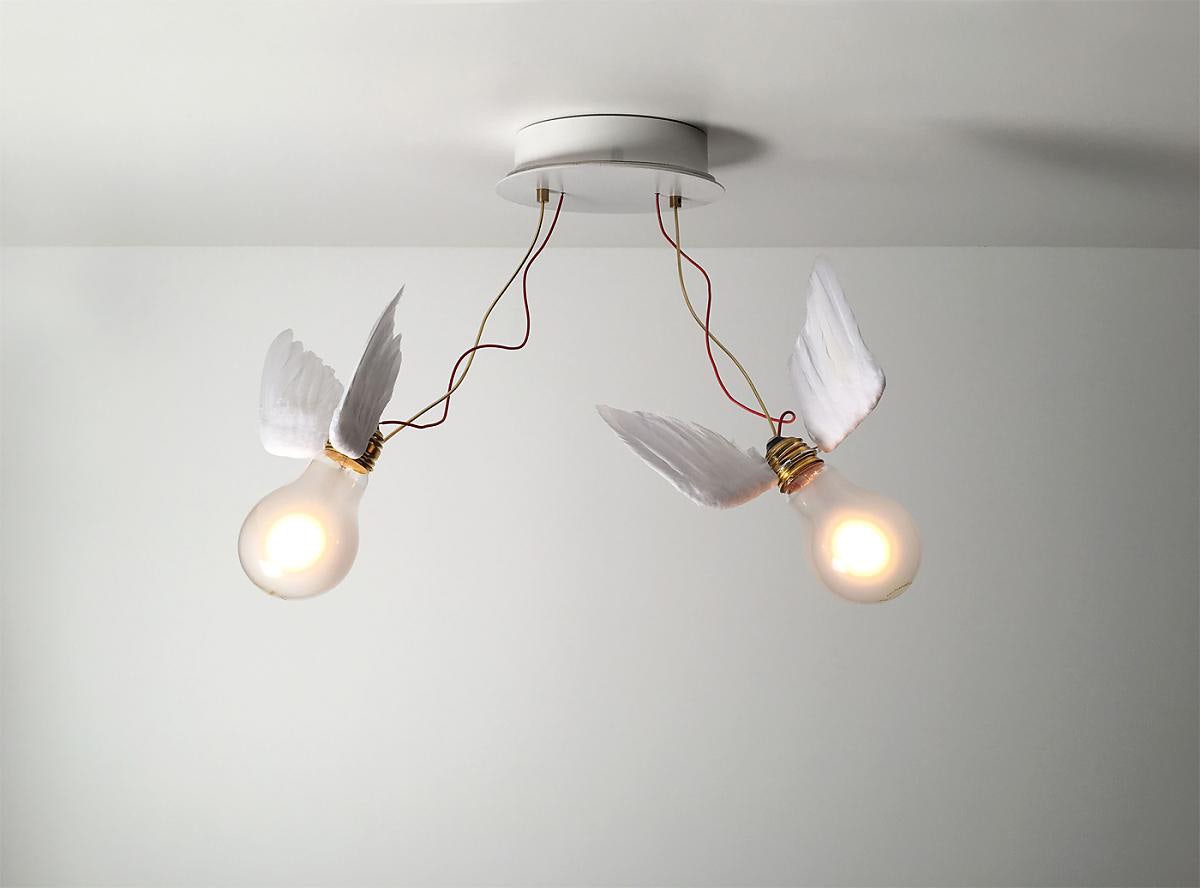 Ingo Maurer Lucellino Doppio Wall / Ceiling Lamp