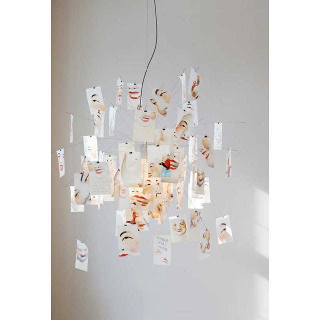 Ingo Maurer Zettel'z 5 Laughing Buddha Pendant Lamp