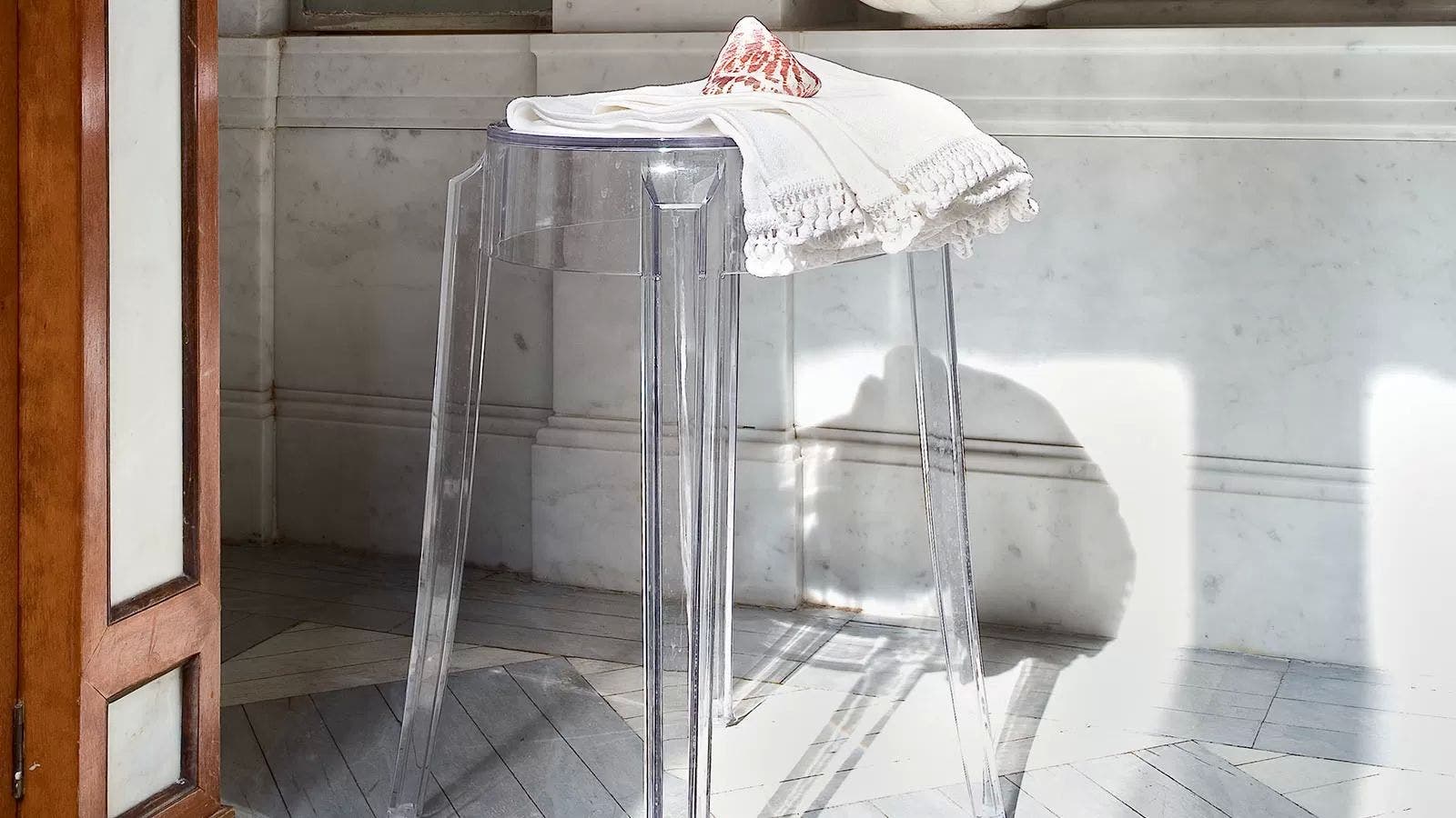 Kartell Charles Ghost Stool (Priced Each, Sold in Sets of 2)