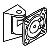 Knoll Sapper™ Single Monitor Direct Wall Mount