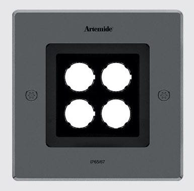 Artemide Ego 150 Drive Over Square Recessed Floor Lamp