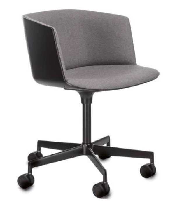 Lapalma Cut S184 Swivel Base Armchair - Front Upholstered