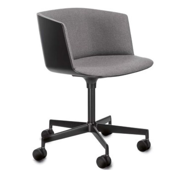 Lapalma Cut S184 Swivel Base Armchair - Front Upholstered