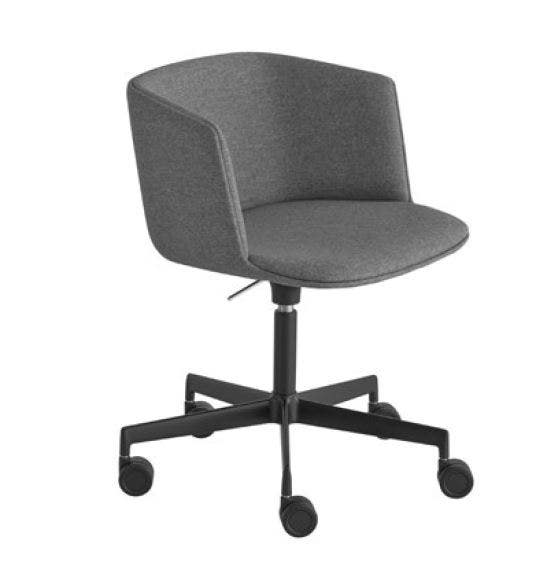 Lapalma Cut S187 Swivel Base Height Adjustable Armchair - Fully Upholstered