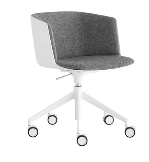 Lapalma Cut S188 Swivel Base Height Adjustable Armchair - Front Upholstered