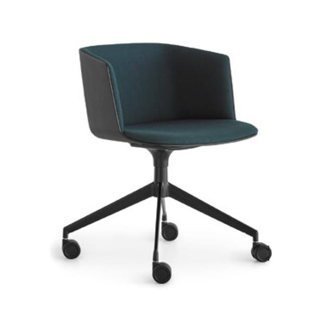 Lapalma Cut S193 Swivel Base Armchair - Fully Upholstered