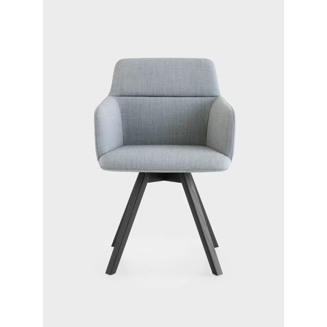 Lapalma Foil S590 4-Legged Wood Base Armchair