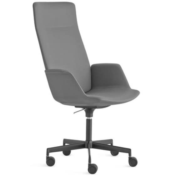 Lapalma Uno S248 Swivel Base Height Adjustable Armchair with High Back