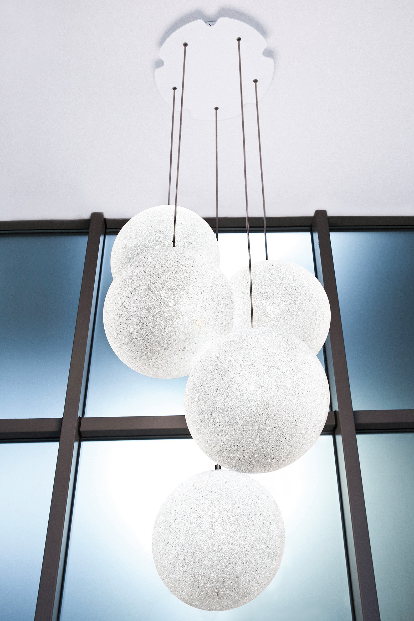 Lumen Center Italia Iceglobe Bubble Suspension Lamp