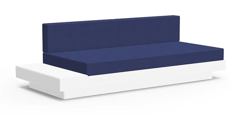 Loll Platform One Sectional Sofa Left/Right Tables