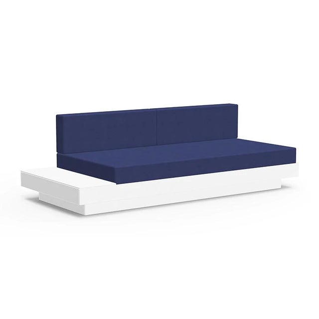 Loll Platform One Sectional Sofa Left/Right Tables