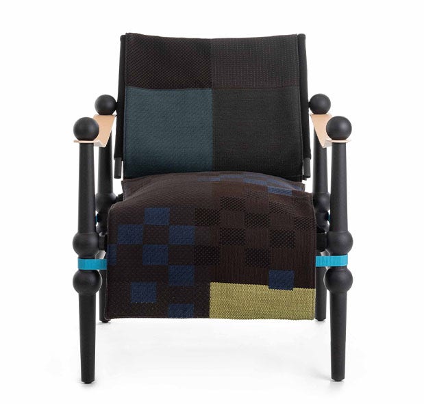 Magis Twain Low Armchair with Draped Cover