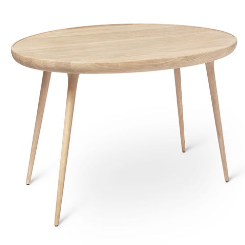 Mater Accent Oval Lounge Table - Mat Lacqured Oak