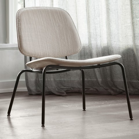 Mater Compound Lounge Chair - Front Upholstered