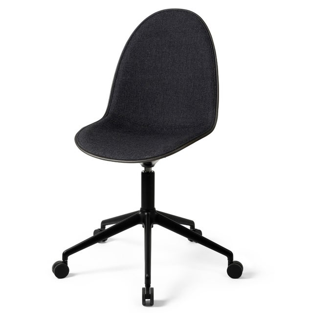 Mater Eternity Swivel Base Chair with Castors - Front Upholstered