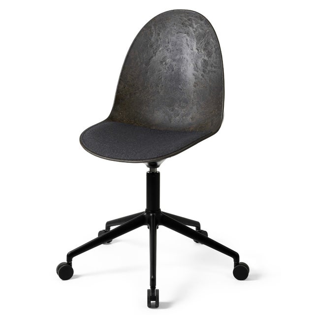 Mater Eternity Swivel Base Chair with Castors - Seat Upholstered