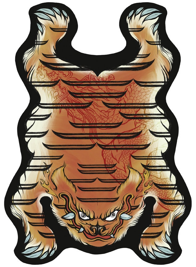 Moooi Re-cut Tiger from Tibet Carpet