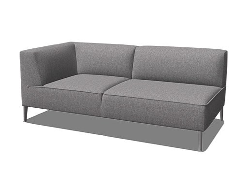 Moooi SSG Modular Sofa - Double No Arm Right