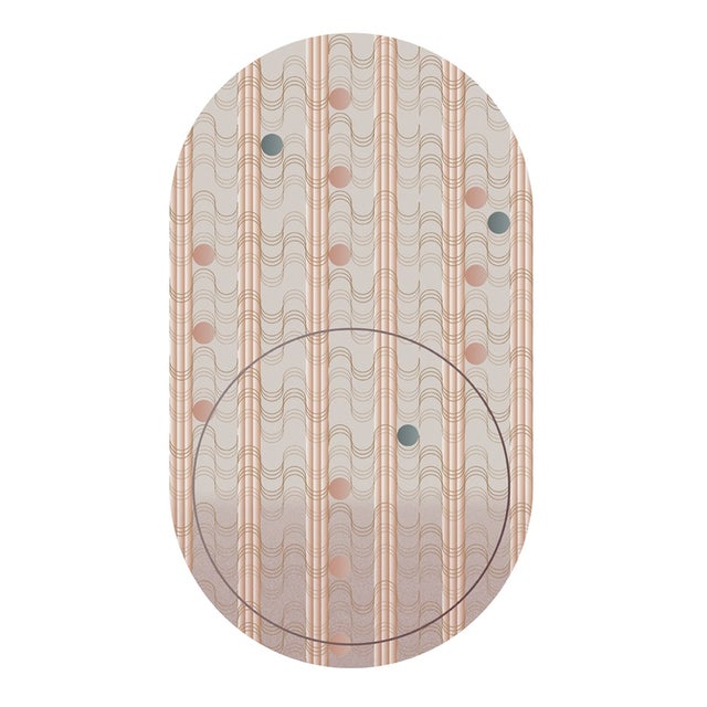 Moooi Swell Oval Sunstone Carpet