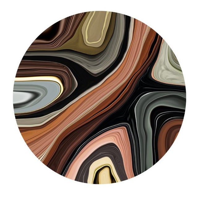 Moooi Liquid Layers Agate Round Carpet