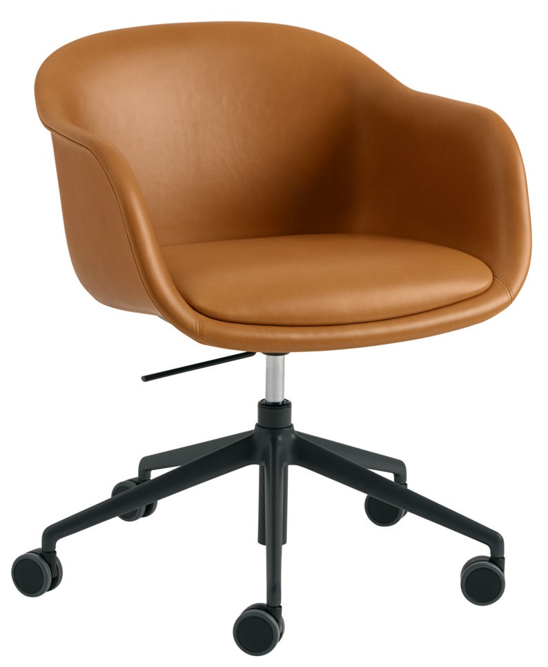 Muuto Fiber Conference Armchair Swivel Base with Castors
