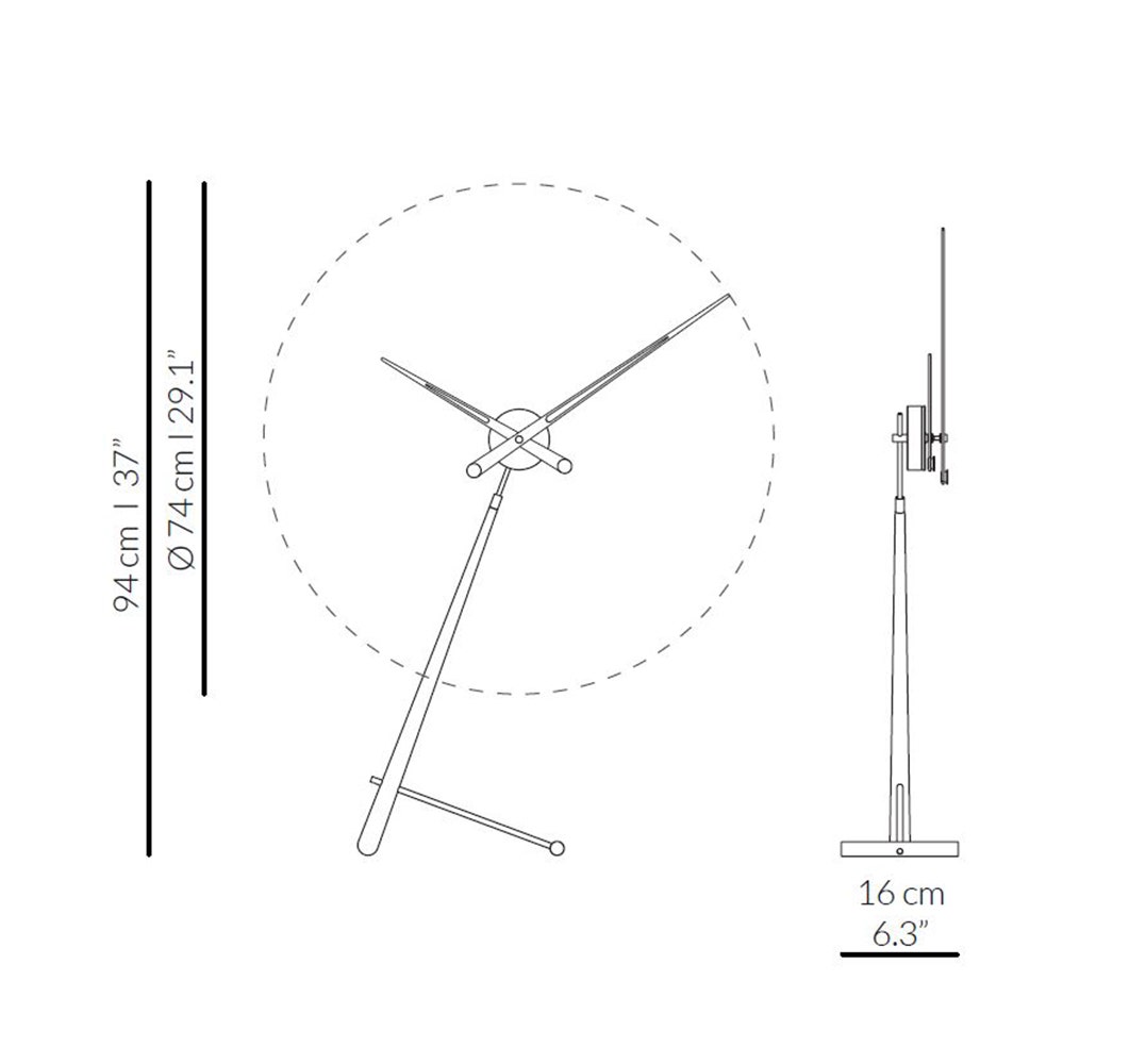 Nomon Puntero Table Clock - Thumbnail 3