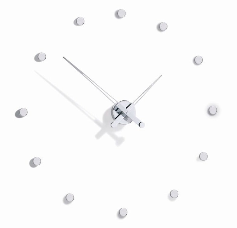 Nomon Rodon Wall Clock in Chrome