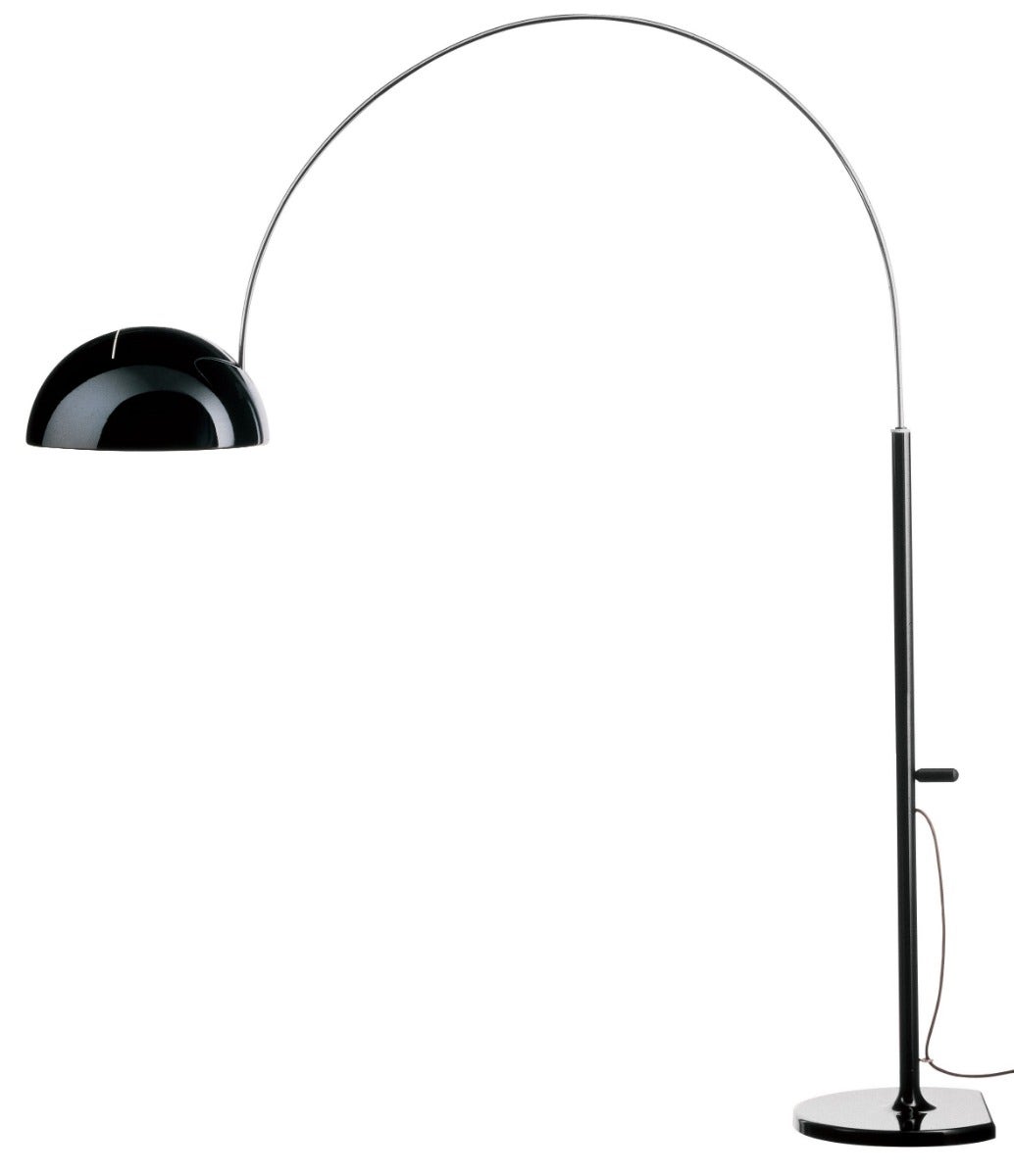 Oluce Coupe Arched Floor Lamp