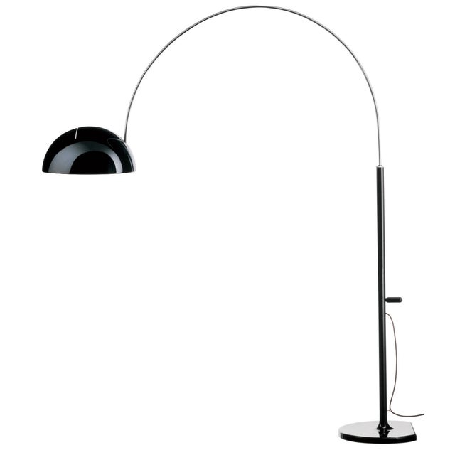 Oluce Coupe Arched Floor Lamp