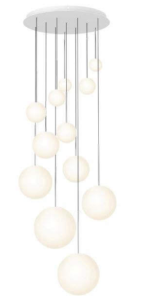 Pablo Bola 12 Sphere Pendant Chandelier